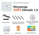 ZONT Climatic 1.2 Погодозависимый автоматический GSM / Wi-Fi регулятор (1 ГВС + 2 прямых/смесительных) с доставкой в Рыбинск